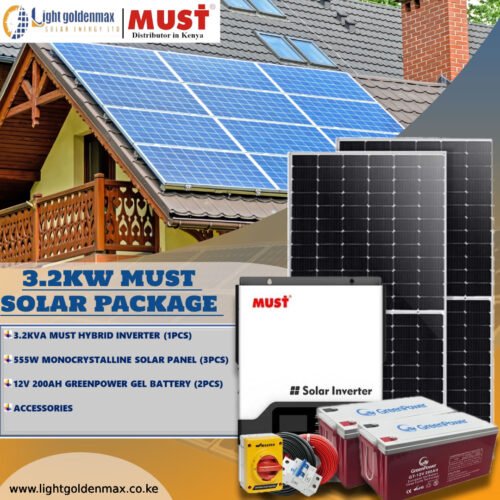 3.2KW MUST Solar Kit